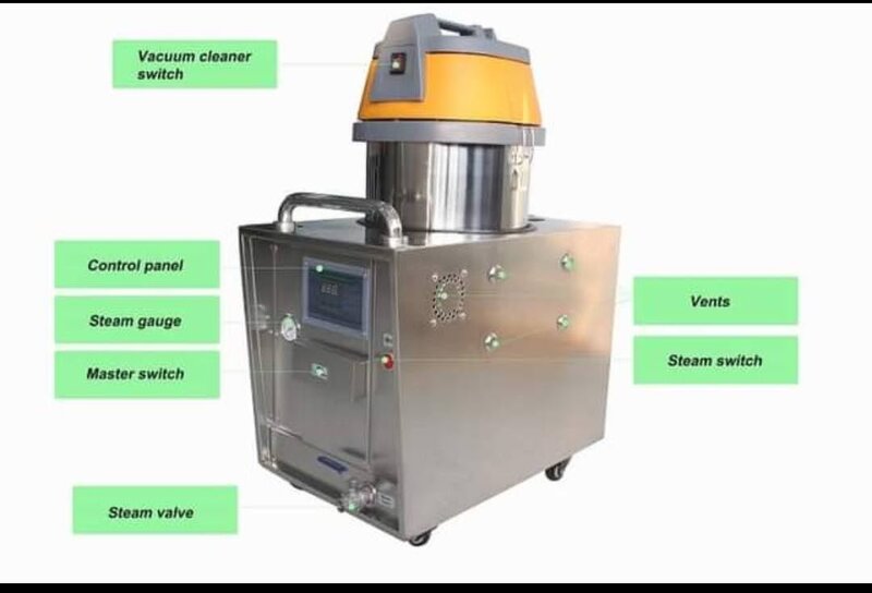 Generator de abur profesional injectie extractie C700